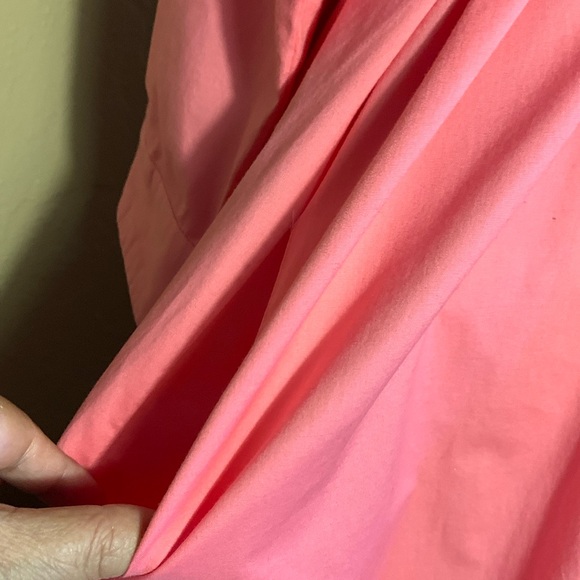 Natori Cotton/Spandex Button Down Pink Dress.  Sz S - Picture 7 of 7